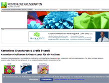 Tablet Screenshot of grusskarten-neu.org